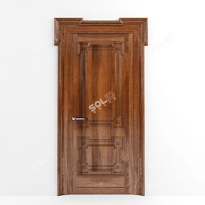 Bolshoi New Design Wooden Door 3D model image 2