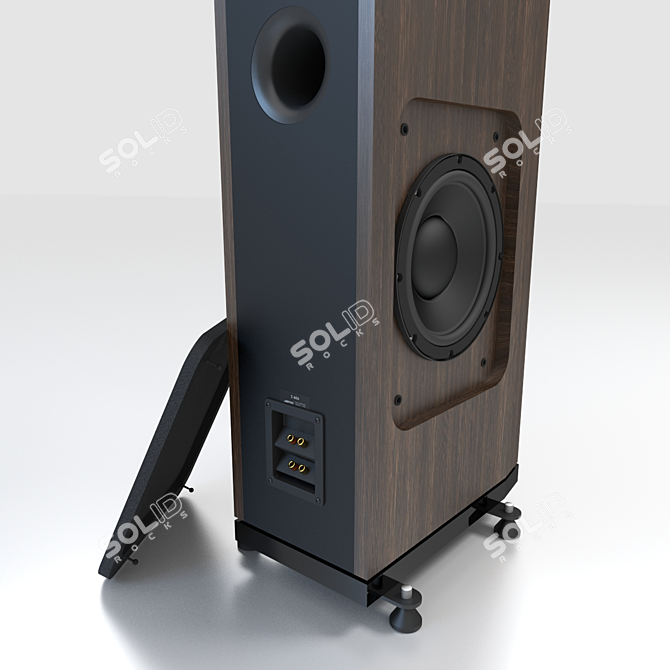 Immersive Sound Experience: Jamo S606 Speakers 3D model image 3