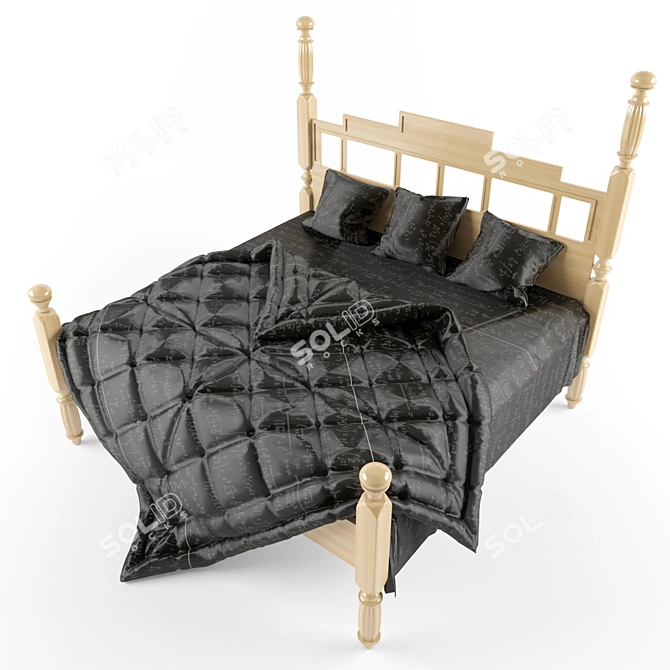 Modern Teenager Bed 3D model image 3