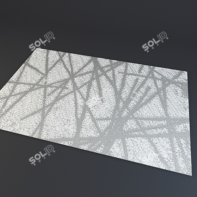 Astral Carpet Vista: Kelly Wearstler Design 3D model image 2