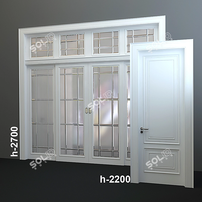 Versatile Doors for Ultimate Comfort 3D model image 1