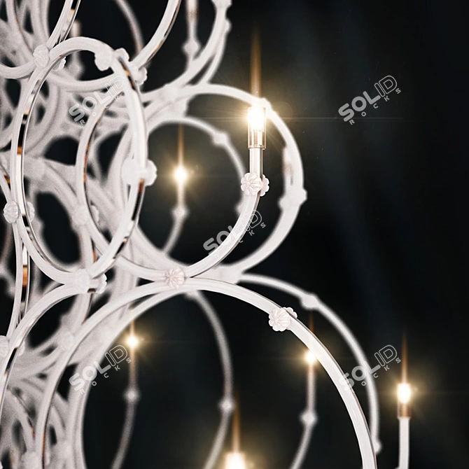 Glamorous Venus Chandelier: Luxurious Illumination 3D model image 2