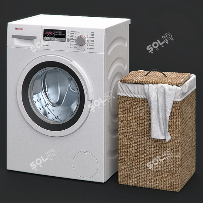 Bosch WLK 24264: Laundry Perfection 3D model image 1