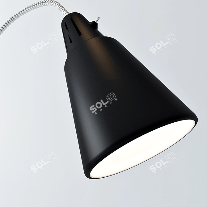 Modern Floor Lamp: IKEA KVART 3D model image 2