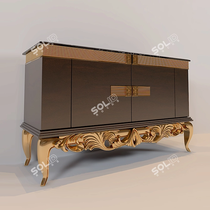 Vertex Cabinets: H 800mm, W 1500mm 3D model image 1