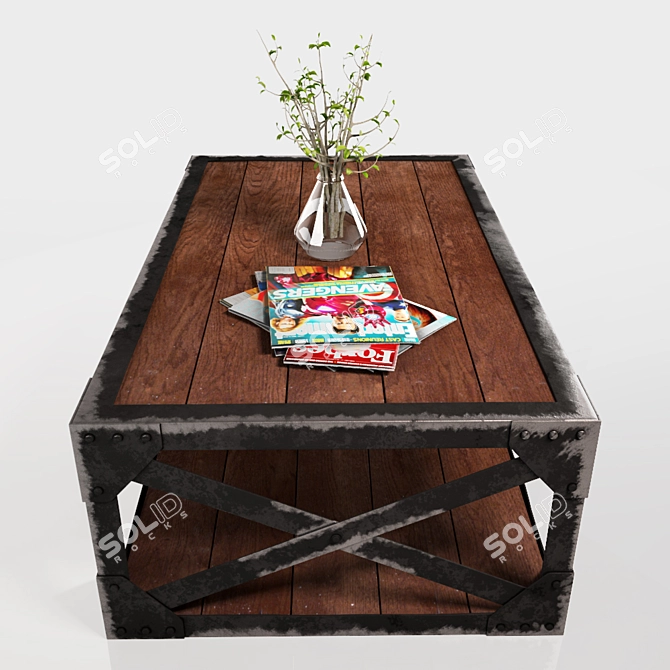 Leffie Coffee Table - Stylish and Functional 3D model image 2