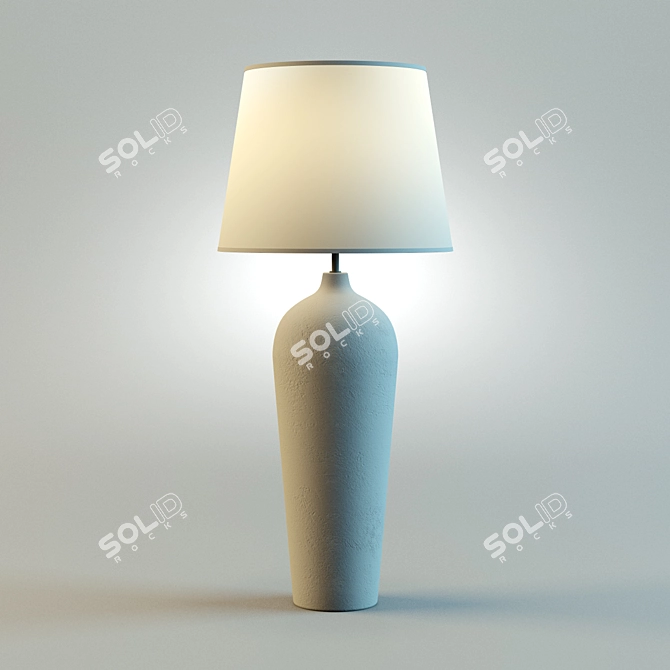 Elegant Farol Table Lamp 3D model image 2