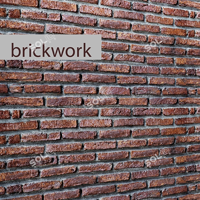 Brickwork: Solid & Reliable 3D model image 1