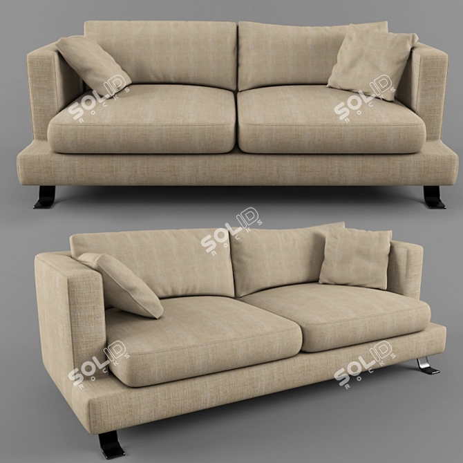 Modern BM Style PRINCIPINA Sofa 3D model image 1