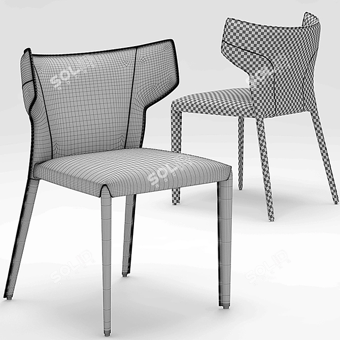 Elegant Natuzzi Table Set 3D model image 3