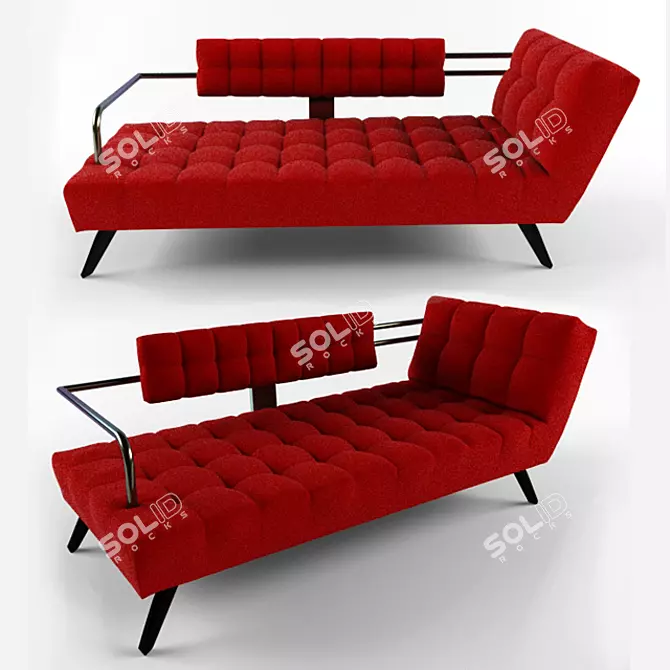Modern Couch: Ultimate Comfort 3D model image 1