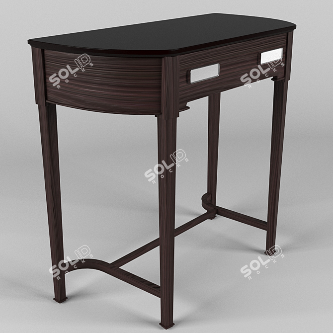 Glossy Nightstand 3D model image 2