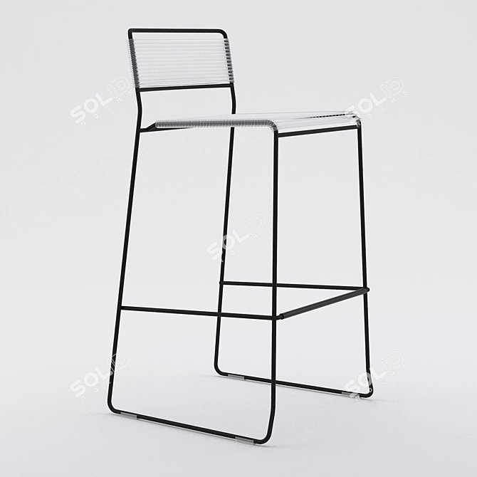 Spaghetti Twist | Modern Chair 3D model image 2