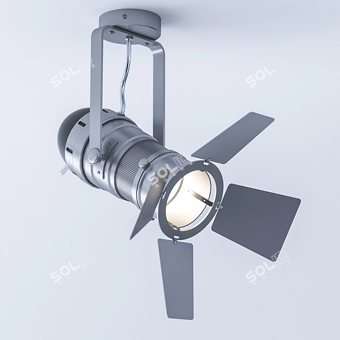 Megalight XFST2D Modern Ceiling Light 3D model image 1