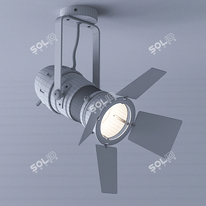 Megalight XFST2D Modern Ceiling Light 3D model image 2