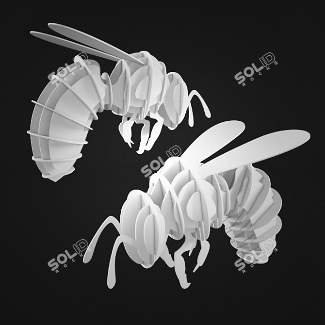 BuzzFrame: Honeycomb Frame Kit 3D model image 2