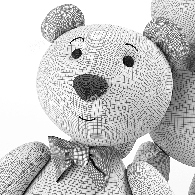 Adorable Cotton Bears: Download 3D Model 3D model image 3