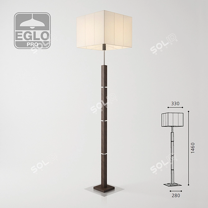 Modern Style Floor Lamp: Eglo Tosca 3D model image 1