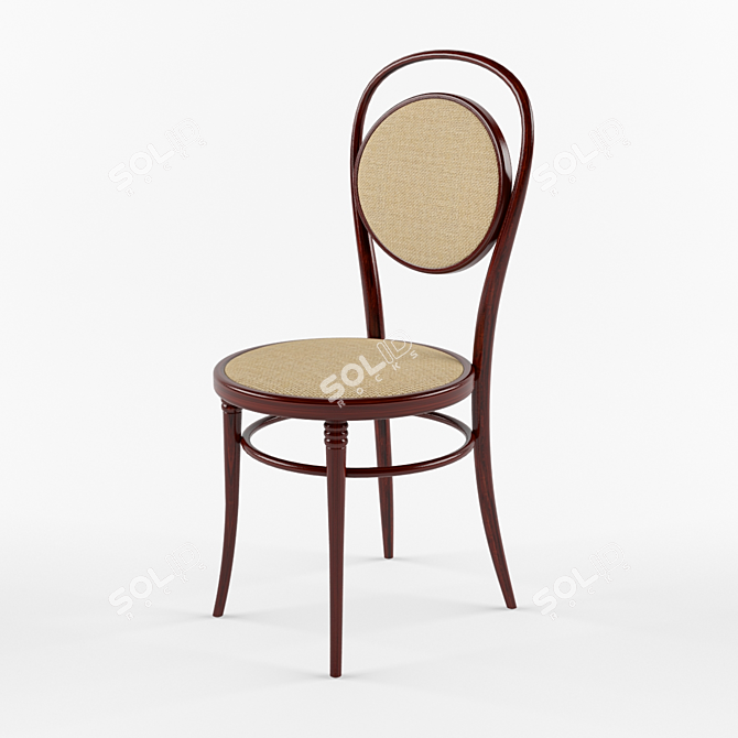 Viennese Classic Chair 3D model image 1