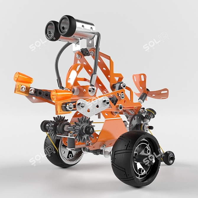 Meccano Robot Building Set 3D model image 1