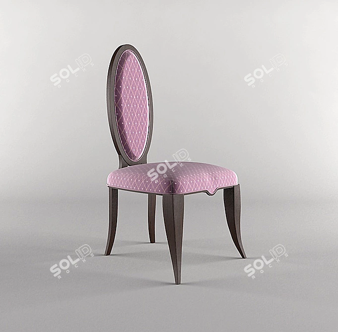 Opera Collection: Fidelia Table & Pierre Chair 3D model image 2