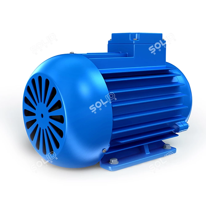 TurboSmooth Electric Motor 3D model image 2