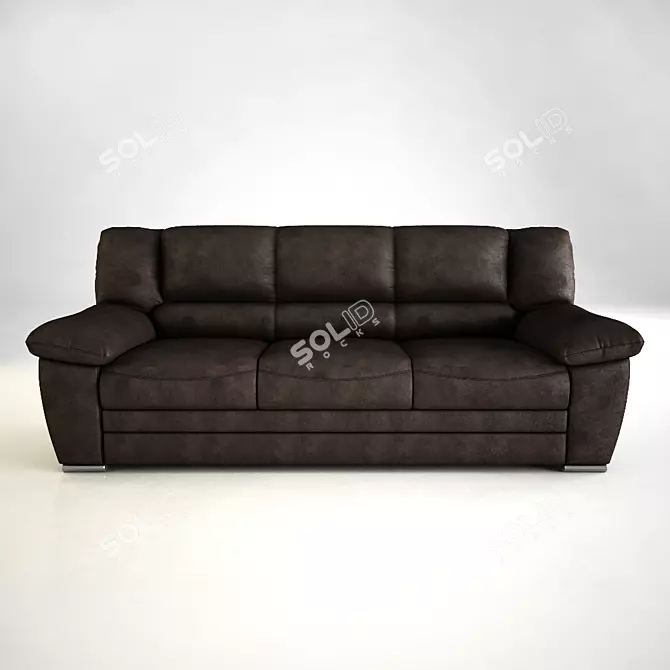 Elegant Cezar Sofa - Timeless Comfort 3D model image 1