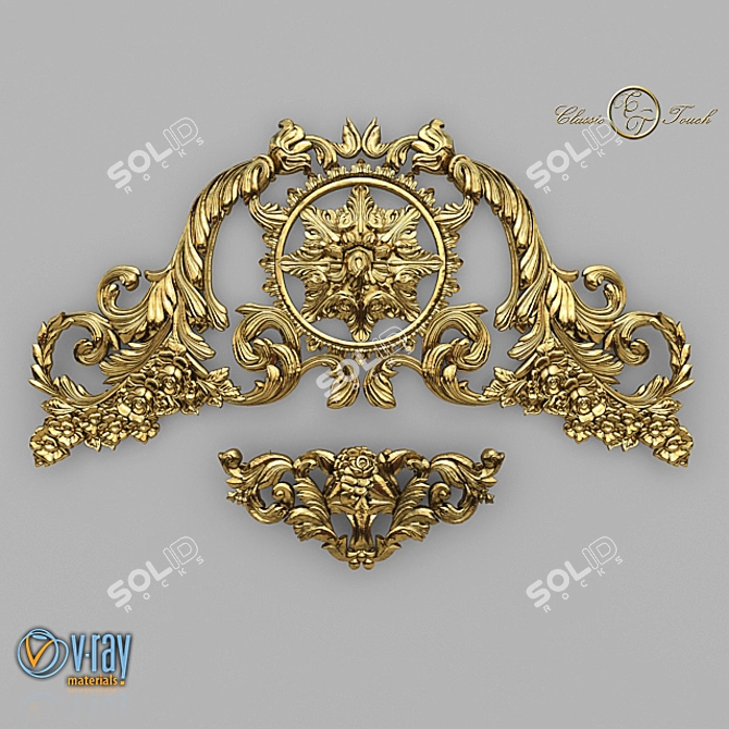 Timeless Elegance: Classic Ornament 3D model image 1