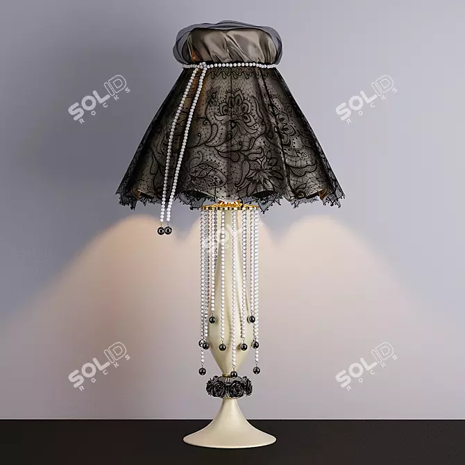 Elegant Pataviumart Table Lamp 3D model image 1