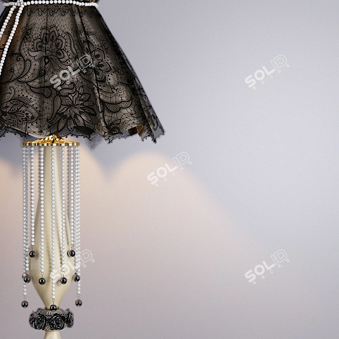 Elegant Pataviumart Table Lamp 3D model image 2