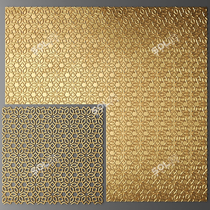 3D Decor Panel 3D model image 1