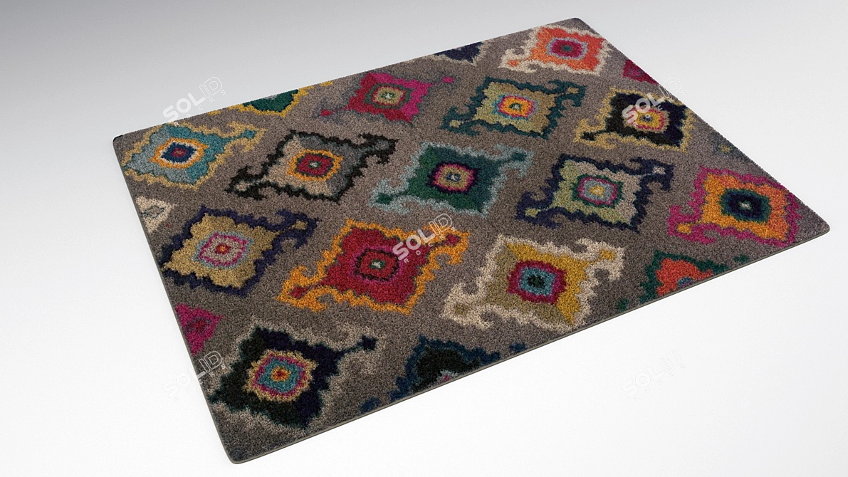 Polyester Oriental Weavers Rugs 3D model image 2