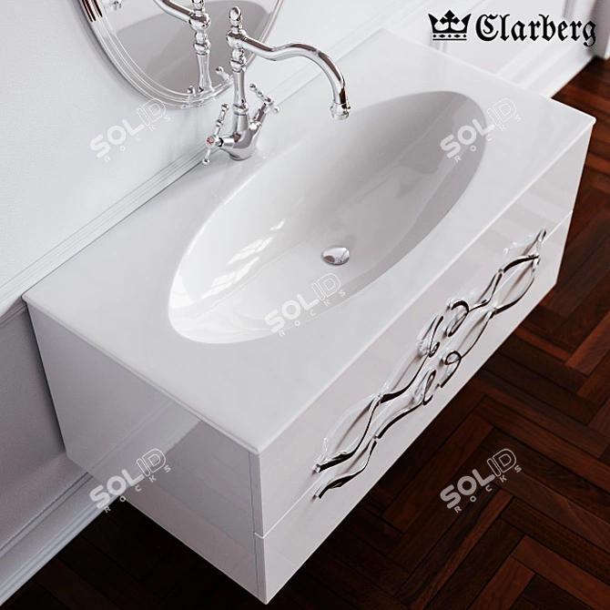 Clarberg Vanity Set: Due Amanti 3D model image 2