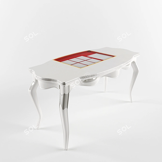 Modern Office Desk 99 3D model image 2