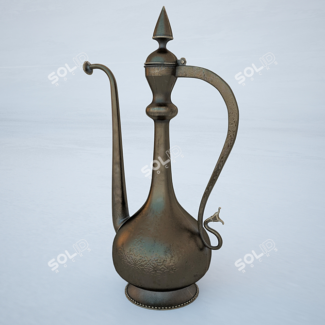 Eastern Jug: 18,484 Polygons 3D model image 2