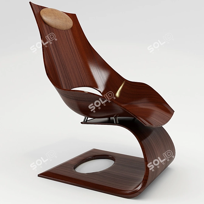 Elevated Serenity: Dream Chair 3D model image 1