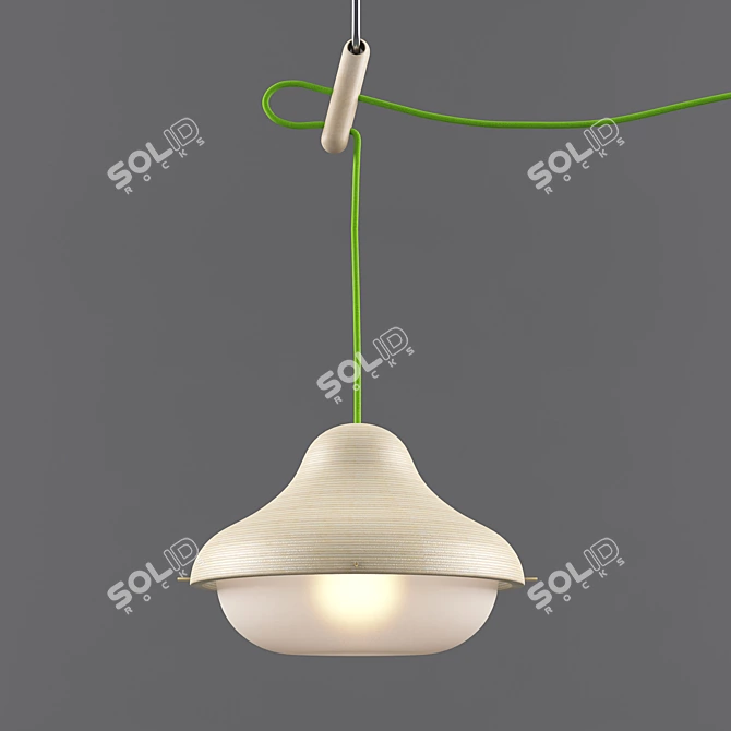 Nikolo's Løg Pendant Light 3D model image 1