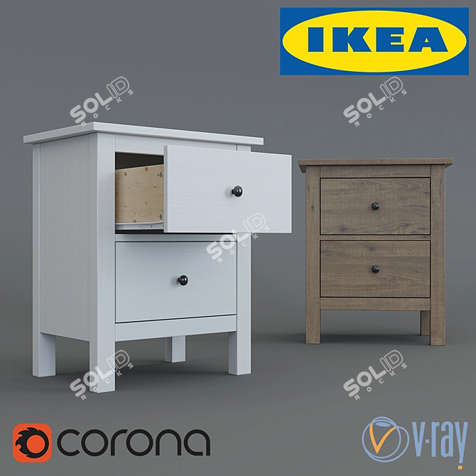 Versatile HEMNES: Perfect for Corona & V-ray 3D model image 1