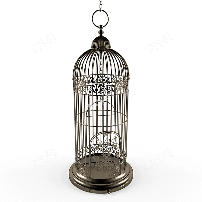 Vintage Bird Cage | Antique & Unique 3D model image 1