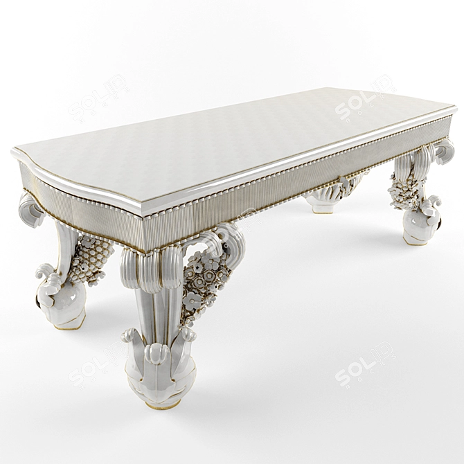 Elegant Coffee Table 3D model image 1