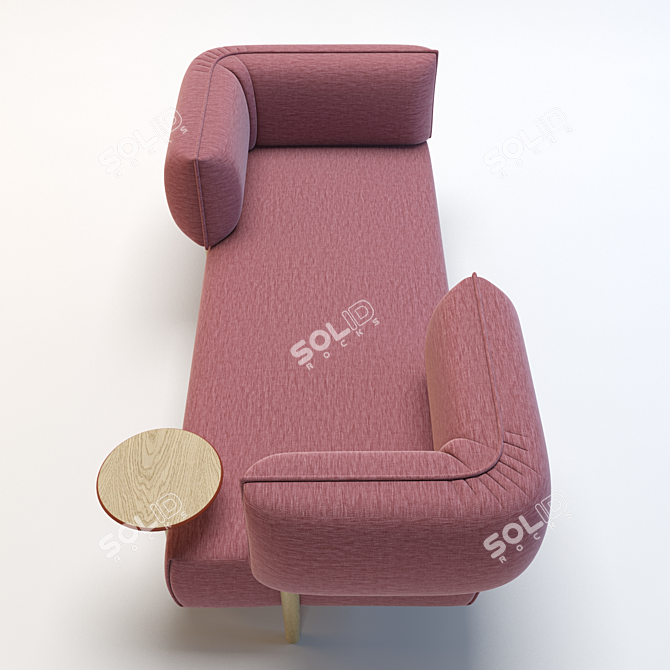 Cozy Designer Sofa by Patricia Urquiola 3D model image 2