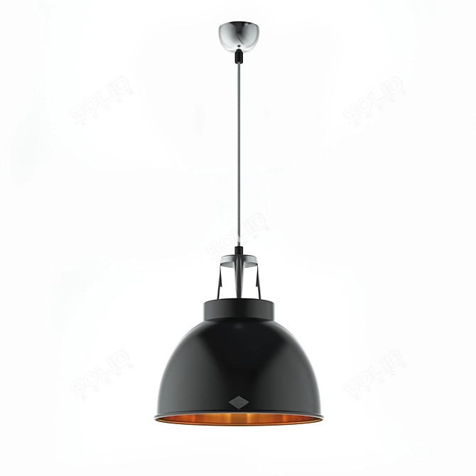 Elegant Titan Pendant Light 3D model image 3