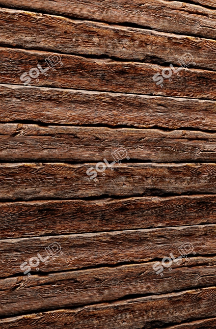 Versatile Wooden Boards and Panels 3D model image 2