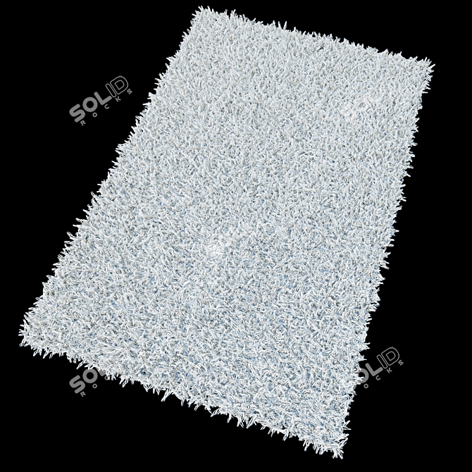 Large Convertible Carpet: 1600mm x 1000mm 3D model image 1