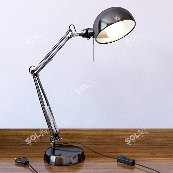 Modern Force Table Lamp 3D model image 1