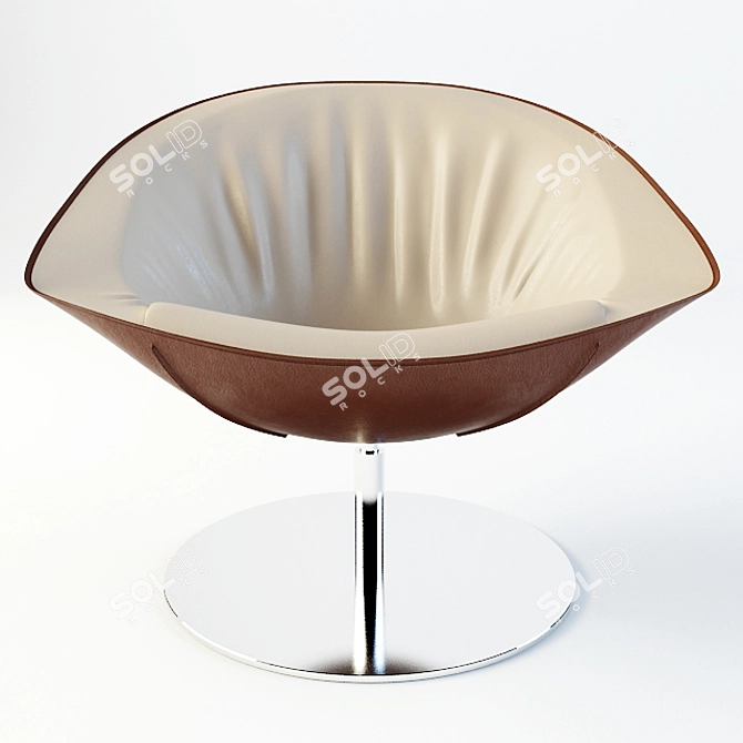 Modern Kastel Stool: Versatile Conference Seating 3D model image 2