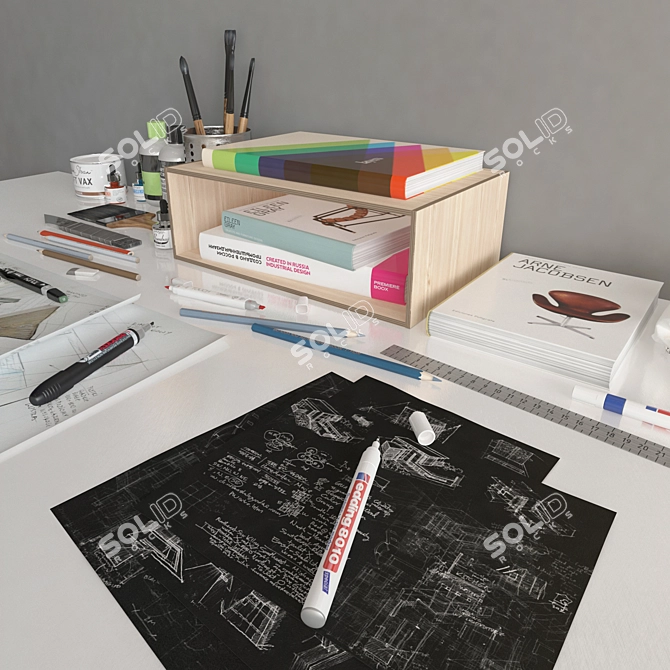 Title: Workspace Essentials 3D model image 2