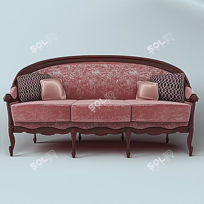 Frida Classic Sofa and Armchair 3D model image 2