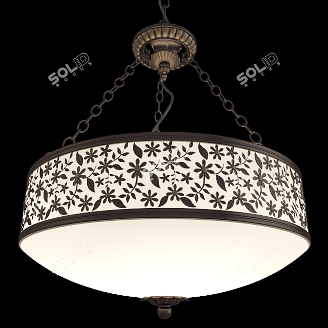 Sagitta Suspension Light: Sleek Design, Dimensional Appeal 3D model image 2