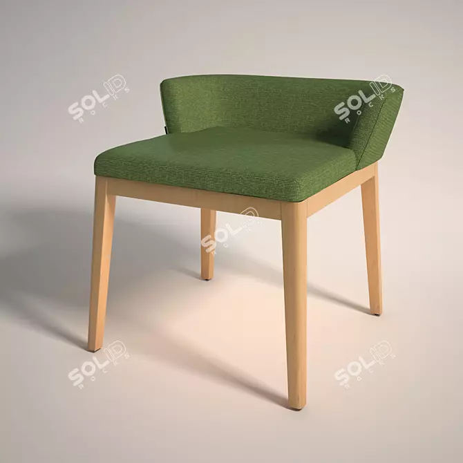 Contemporary Concord Chair: Claesson Koivisto Rune Design 3D model image 1